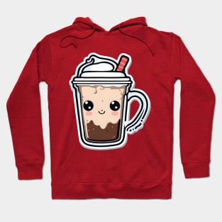 cute iced coffee Hoodie